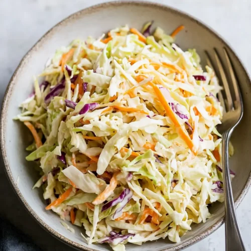 Vinegar Coleslaw Recipe (No Mayo Coleslaw) | Downshiftology