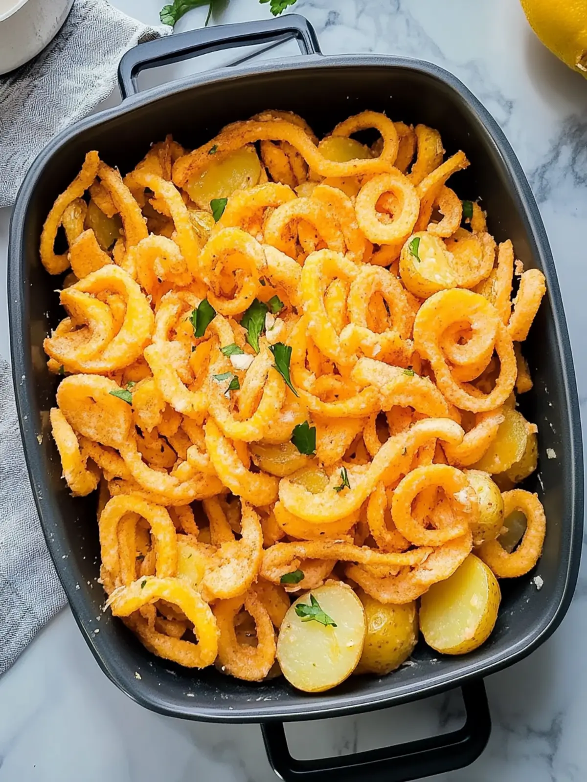 Delicious Curly Fries Potato Salad for Your Next Picnic