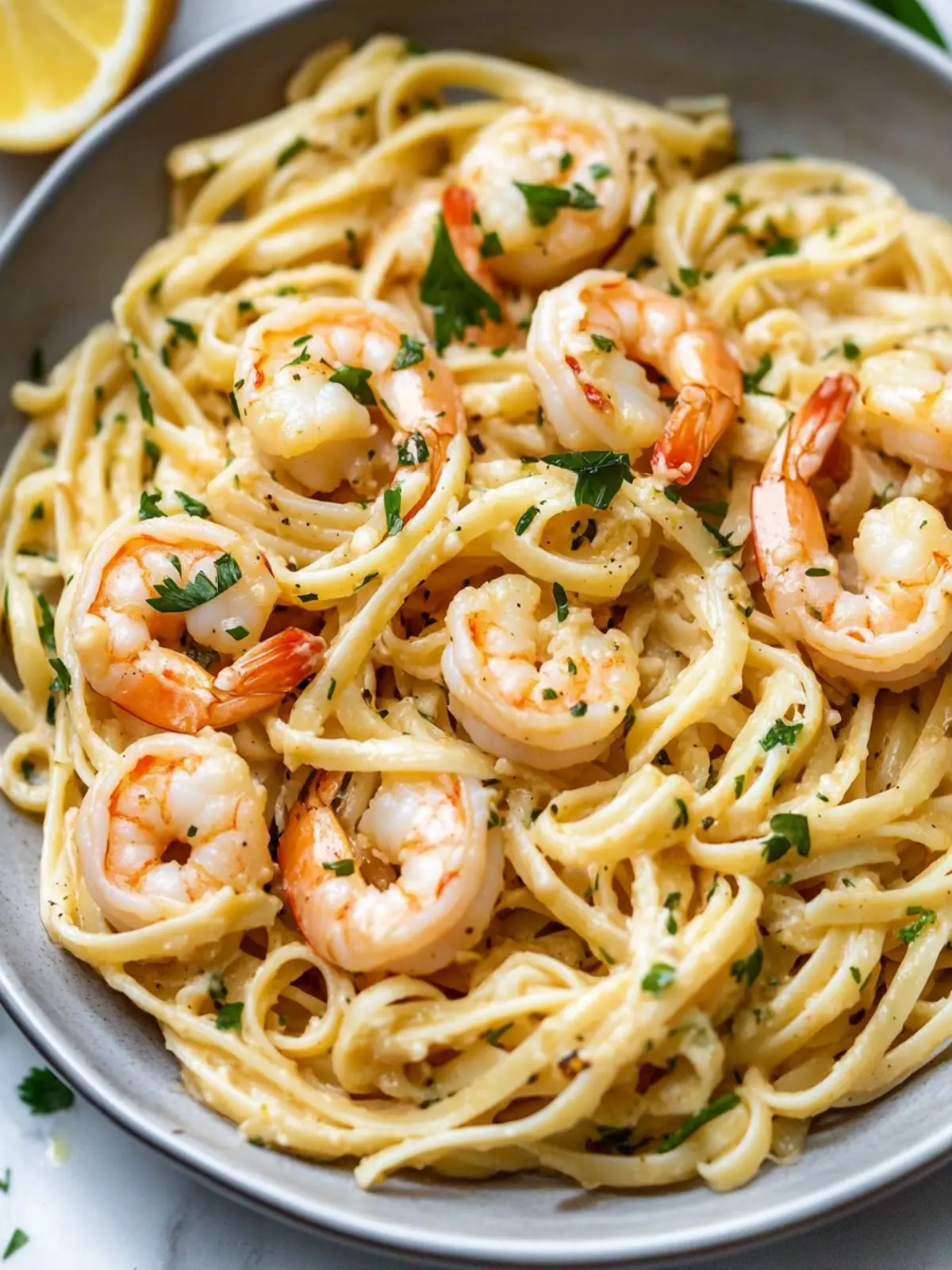 Garlic shrimp pasta recipe