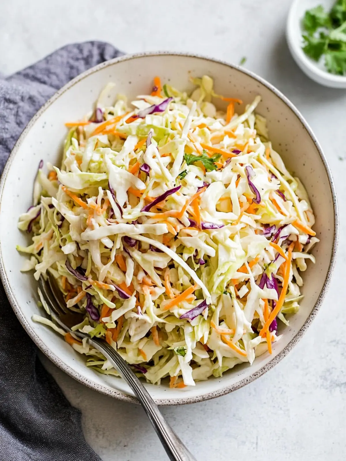 Vinegar Coleslaw Recipe (No Mayo Coleslaw) | Downshiftology