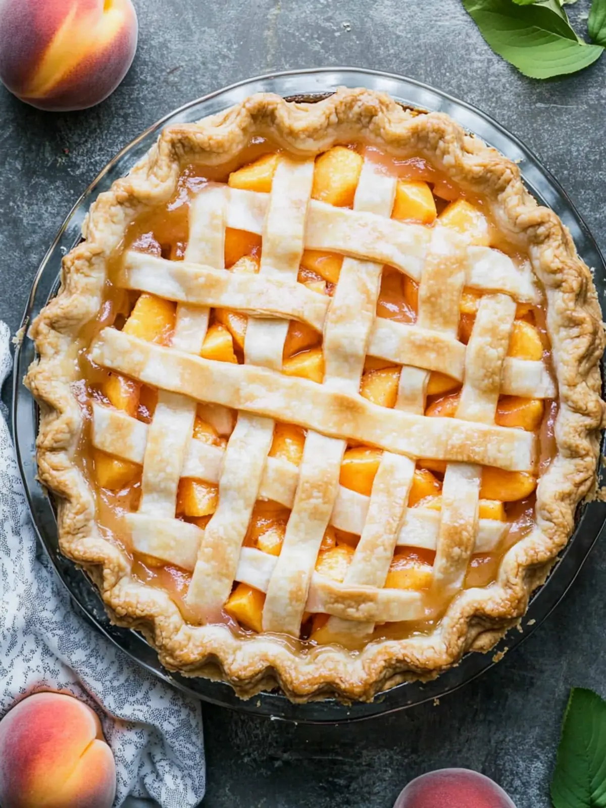 Irresistibly Sweet Fresh Peach Pie You Can’t Resist!