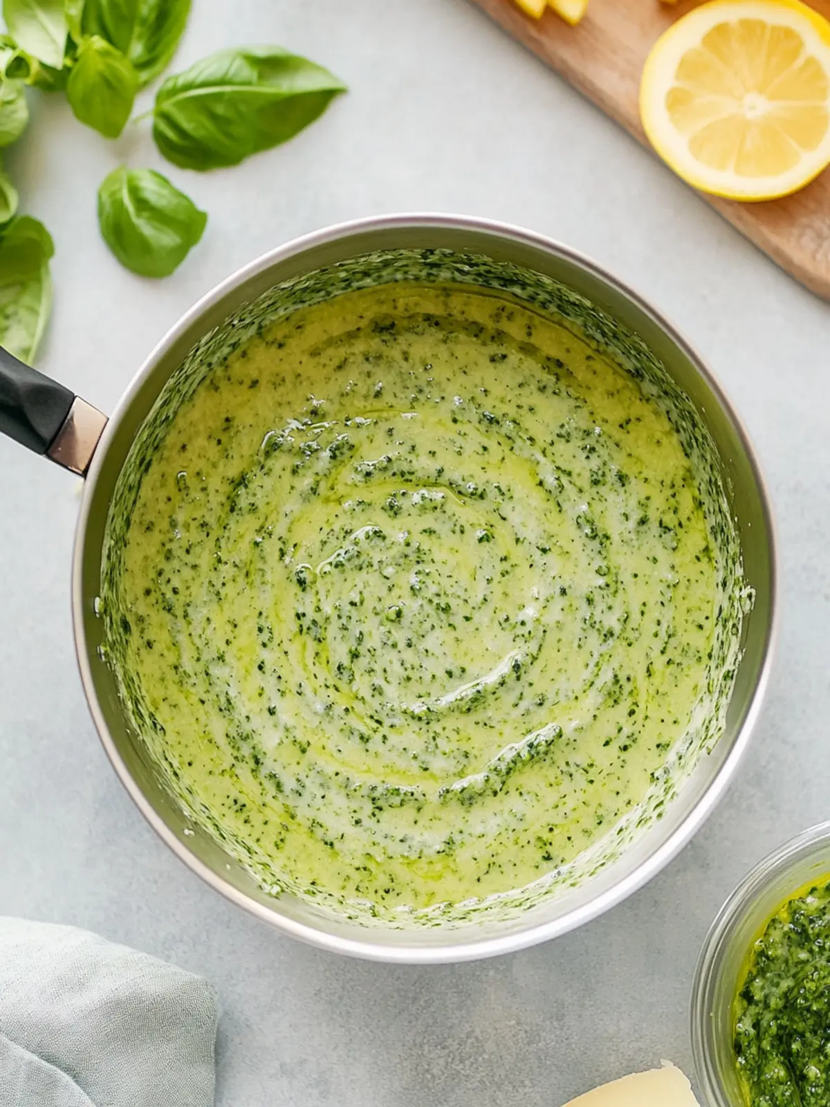 creamy pesto sauce