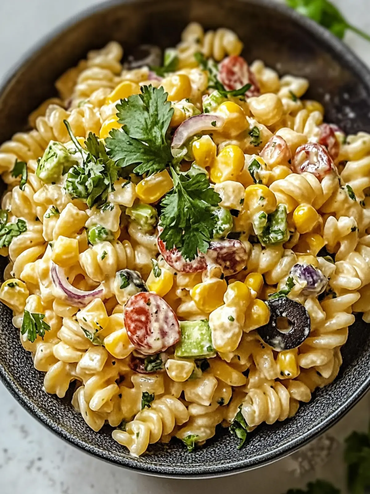 Mexican Street Corn Pasta Salad is a must-try dish!