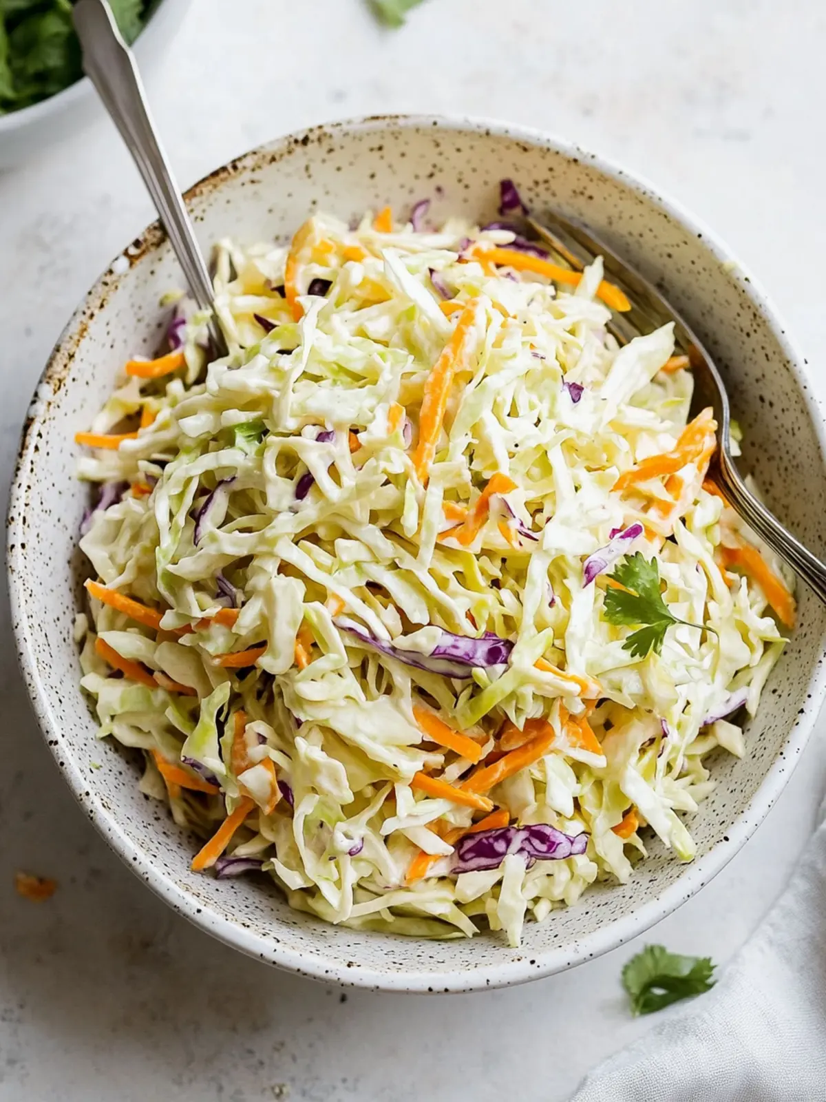 Vinegar Coleslaw Recipe (No Mayo Coleslaw) | Downshiftology