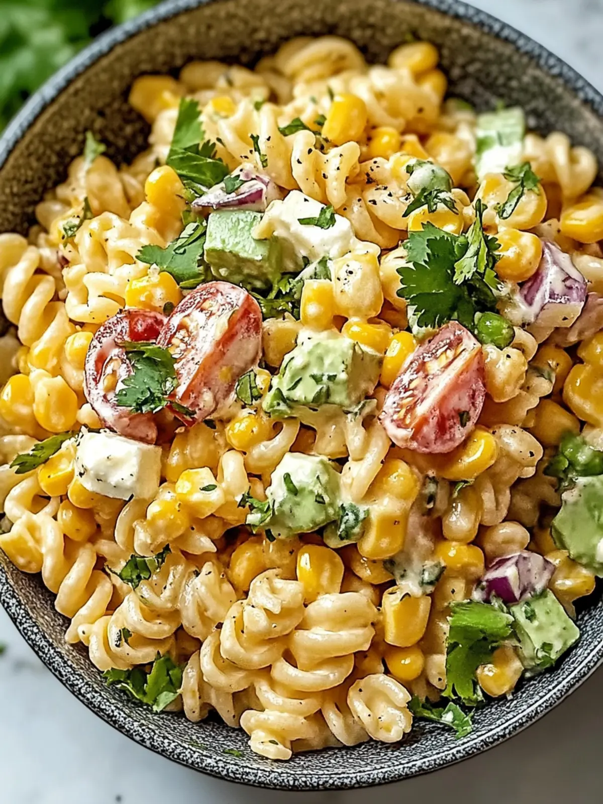 Mexican Street Corn Pasta Salad is a must-try dish!