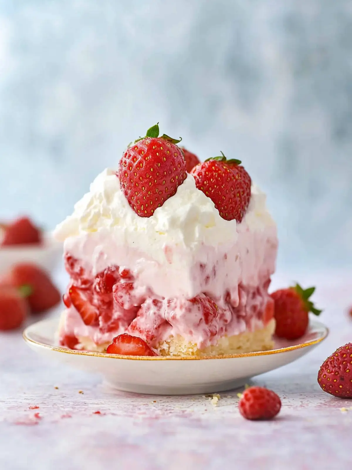 No-Bake Strawberry Delight