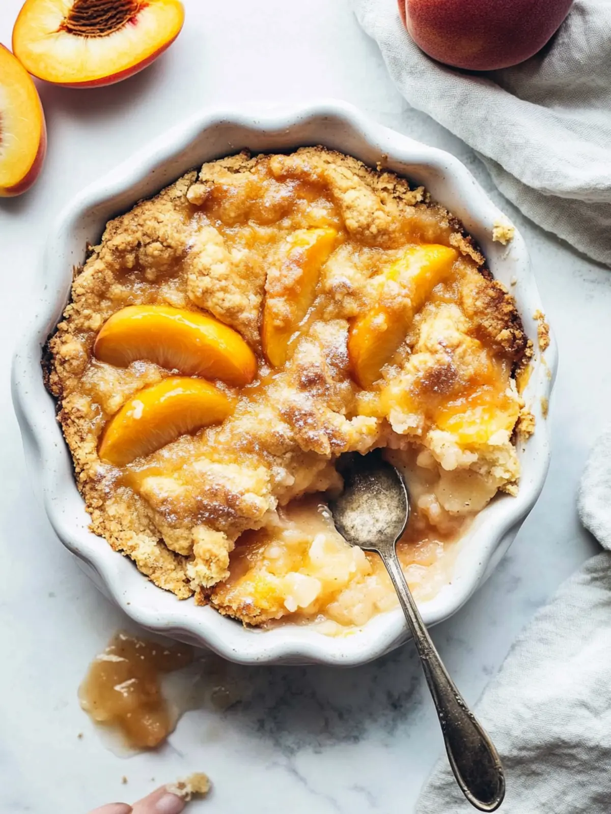 peach cobbler