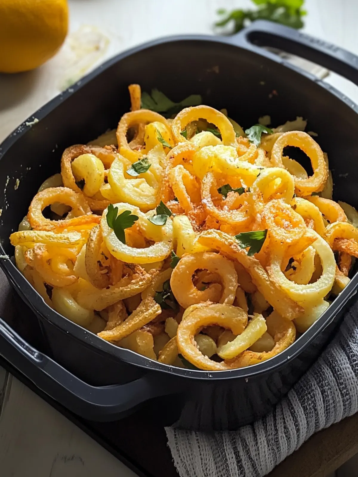 Curly Fries Potato Salad