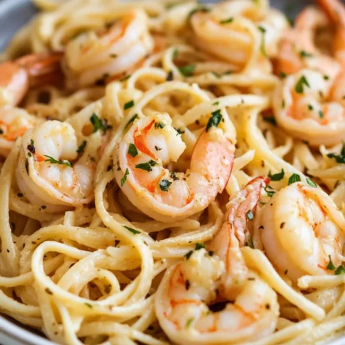 Garlic shrimp pasta recipe